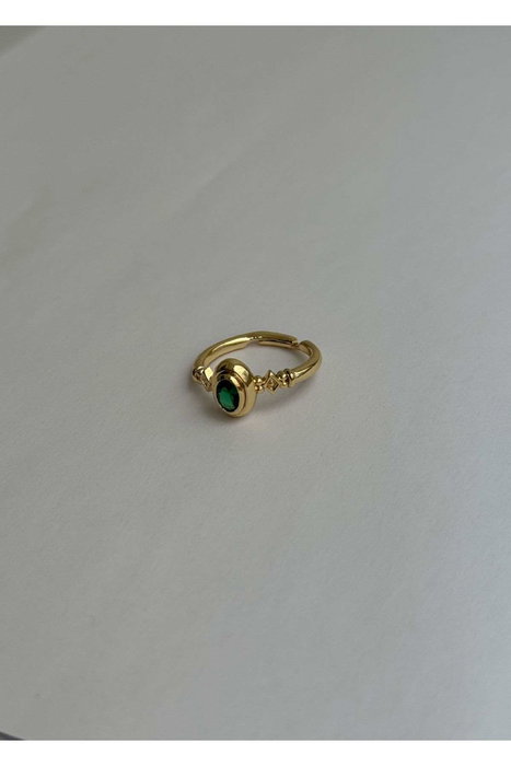 Heliophilia Silver Anillo de Cuerpo de Latón Dorado Ajustable